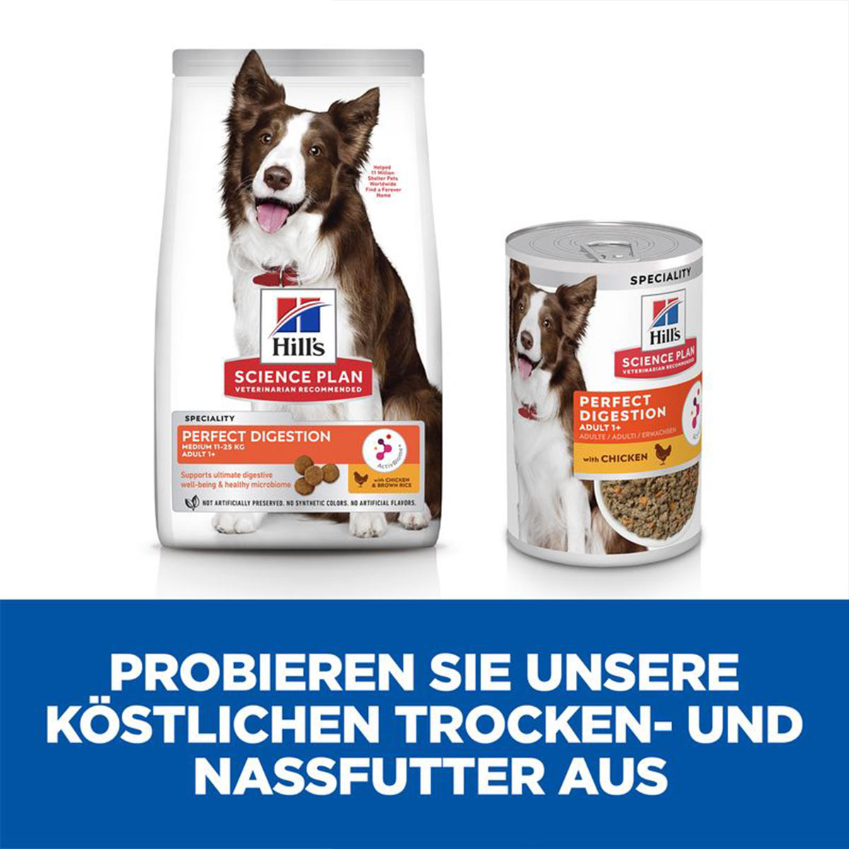 Hill's Science Plan Hund Perfect Digestion Medium Adult 1+ Huhn 14kg