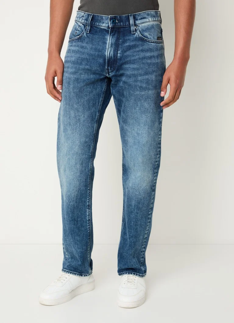 Jean G-Star RAW Mosa coupe droite, délavage foncé