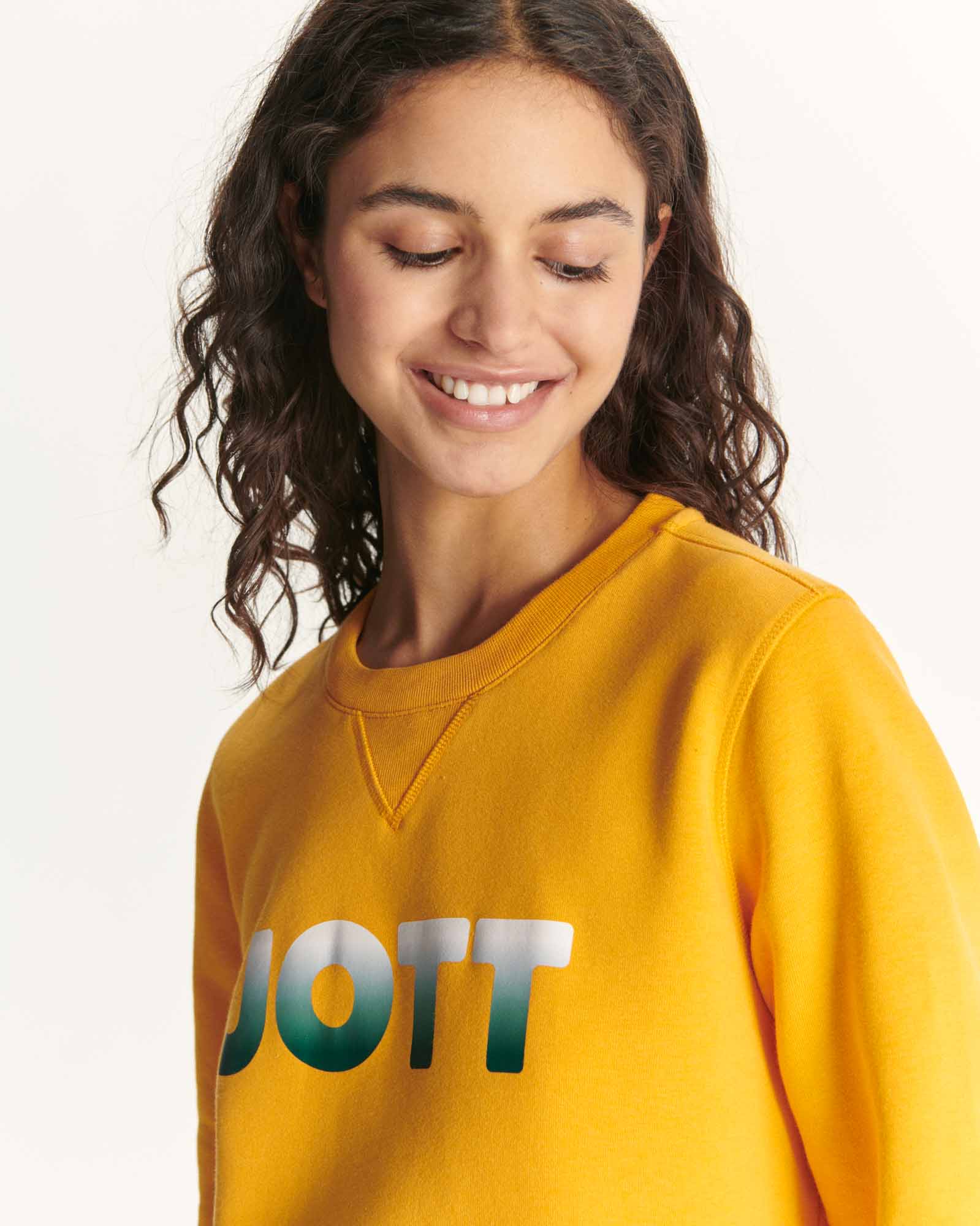 Sweat en coton biologique Ocre orange Elvas