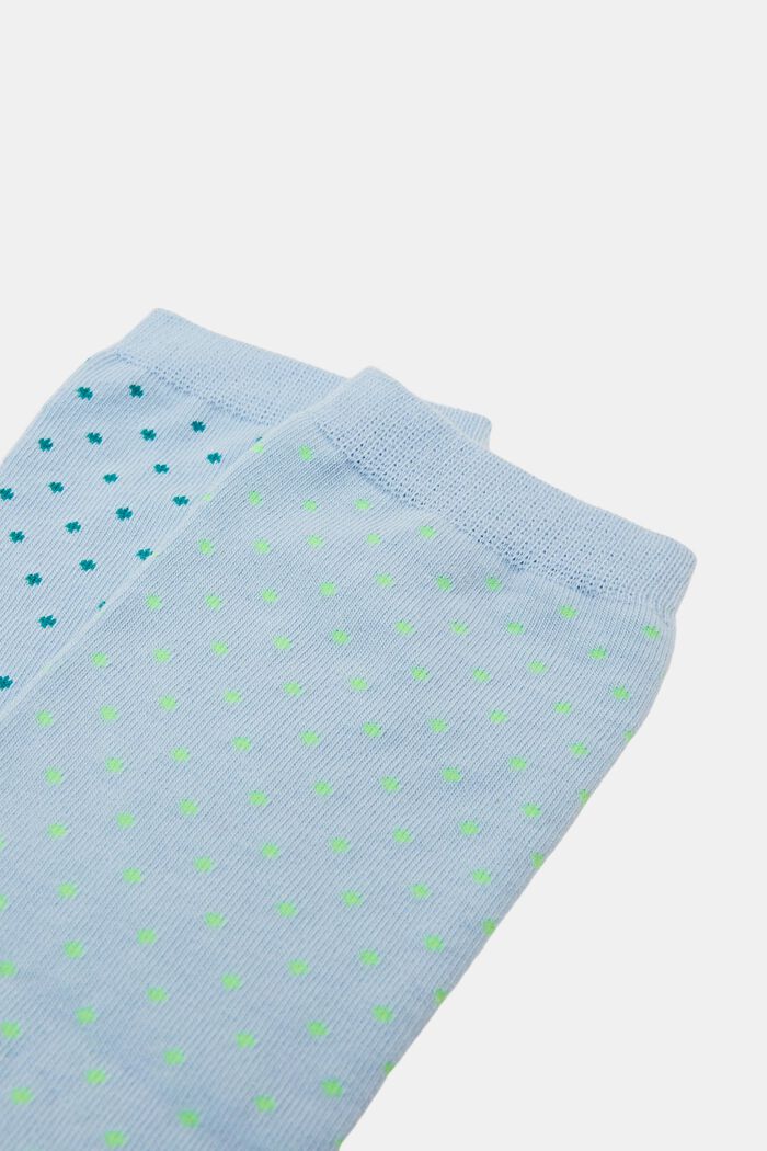 2er-Set Socken mit Polka Dots, Bio-Baumwolle