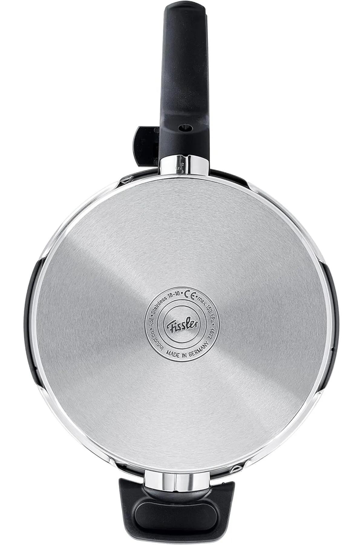 Viwares  Fissler Vitaquick Premium Schnellkochtopf (4,5L,22 cm) Edelstahl-Dampfkochtopf 2-Garstufen Induktion