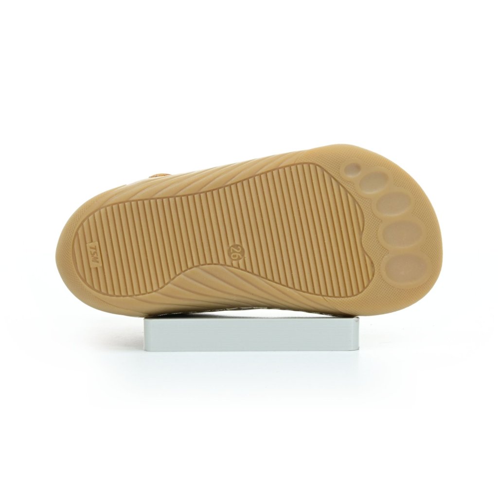 Pegres SBF62 braune Barfuß-Stiefeletten