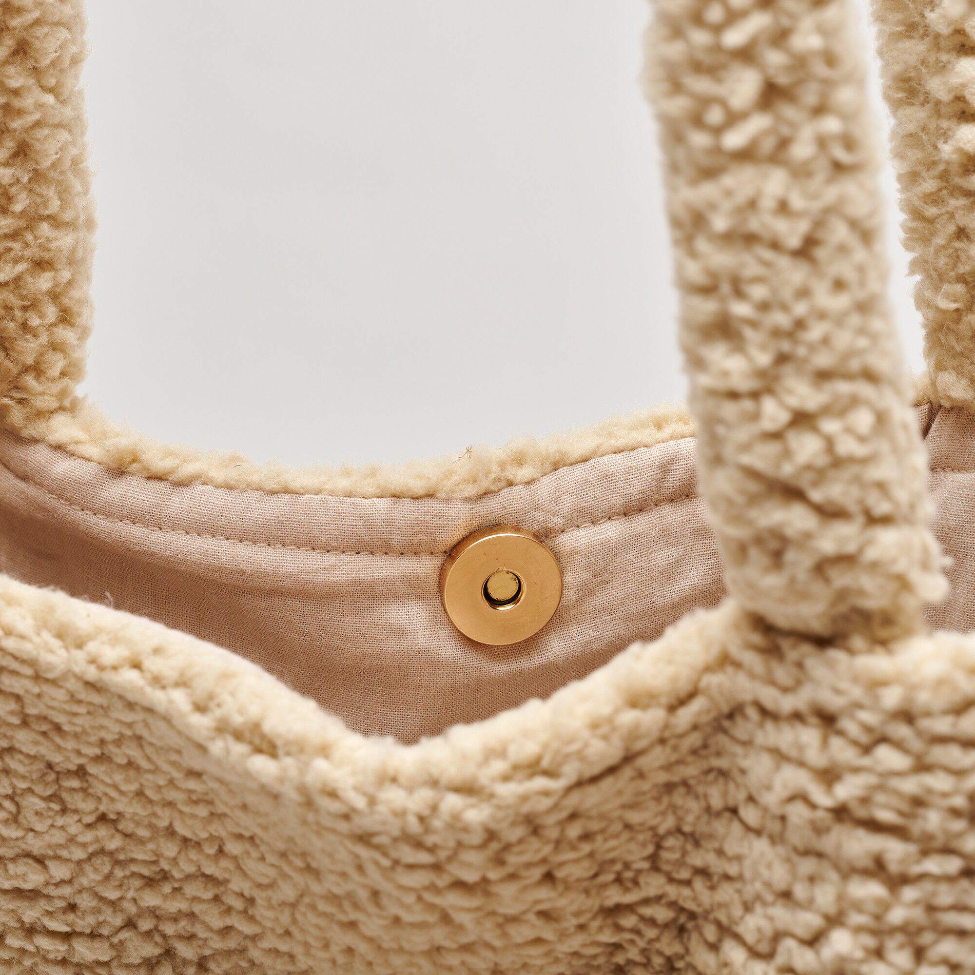 Sac tote-bag en sherpa Savana