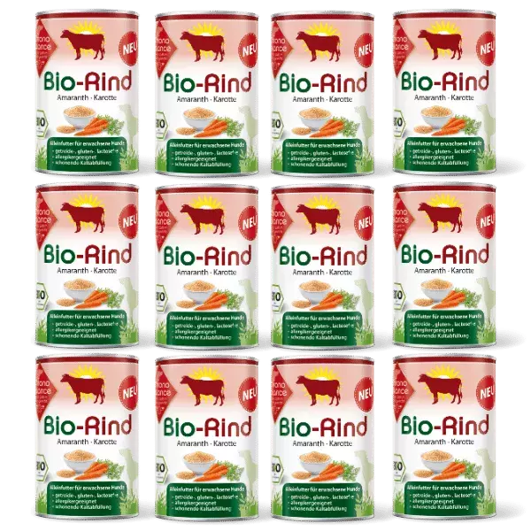 ChronoBalance Hundenassfutter ChronoBalance Alleinfutter Rind mit Amaranth und Karotte 4,8 kg