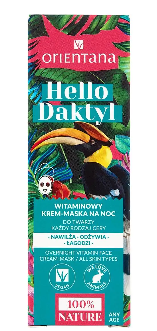 Orientana Hello Daktyl Express Natcreme-Maske