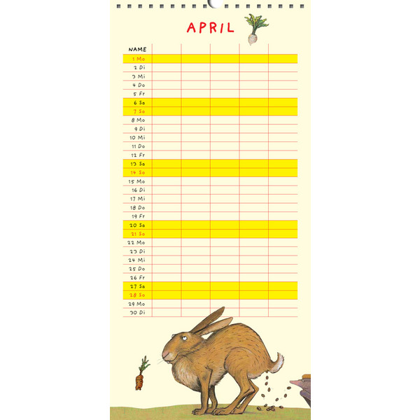 WOLF ERLBRUCHS FAMILIENPLANER 2024 - Kalender