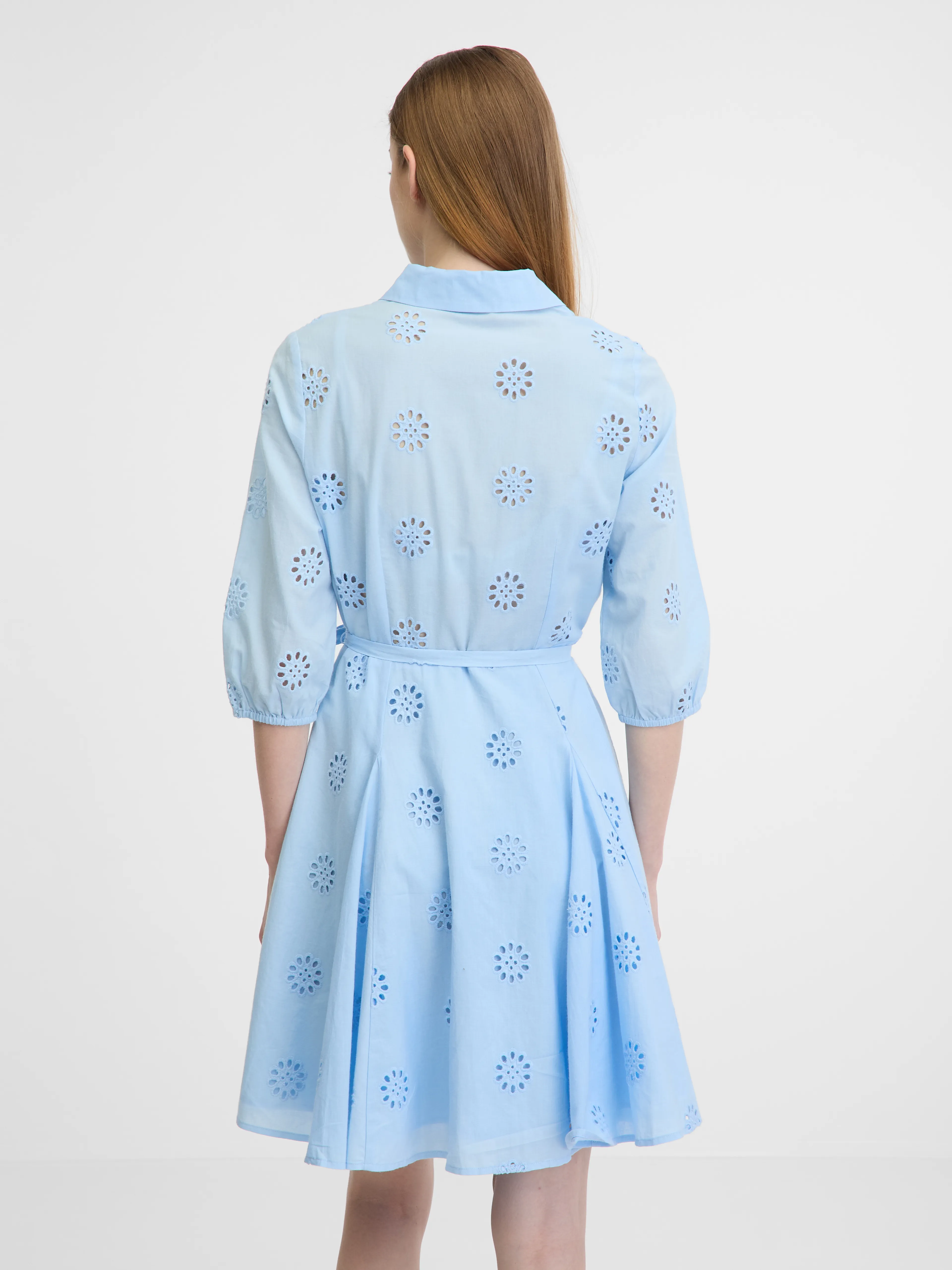 Blaues Damen-Hemdkleid ORSAY