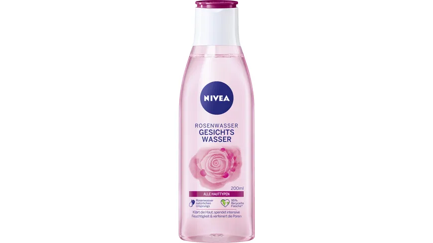NIVEA Rosenwasser Gesichtswasser alle Hauttypen 200 ml