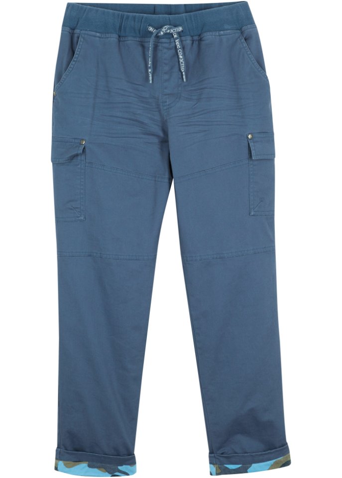 Jungen Cargo Thermohose mit Camouflage Futter, Regular Fit