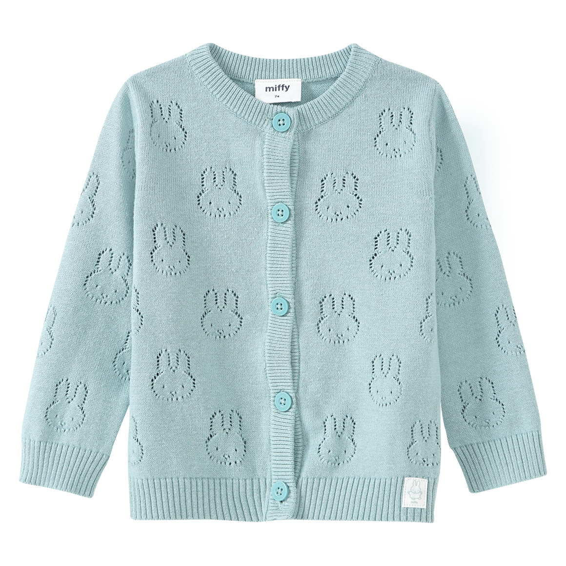 Miffy Strickjacke mit Lochmuster