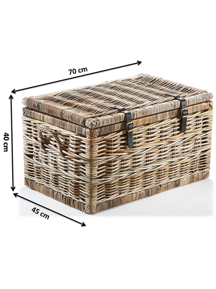 kobolo Truhe COMPARTTRUNK in Grau günstig kaufen onesize