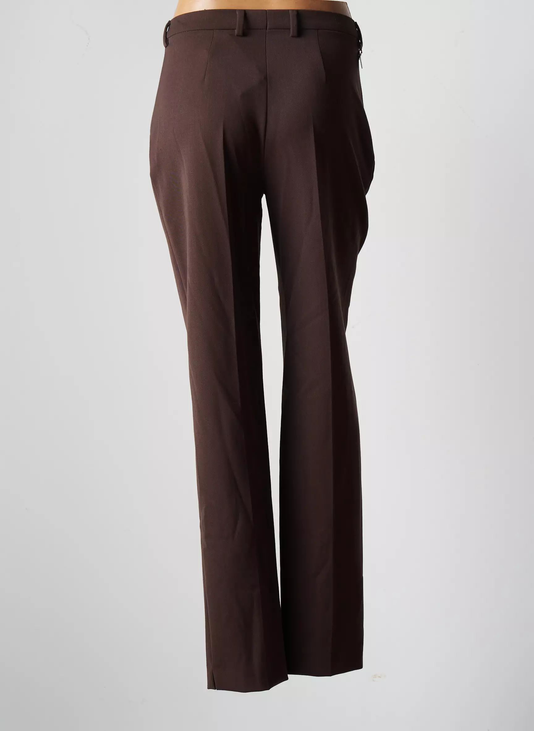 Bruno Saint Hilaire Pantalons Slim Femme couleur marron