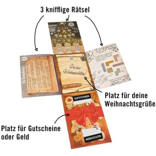 Hidden Games: Rätselhafte Weihnachten Rätselkarte (DE)