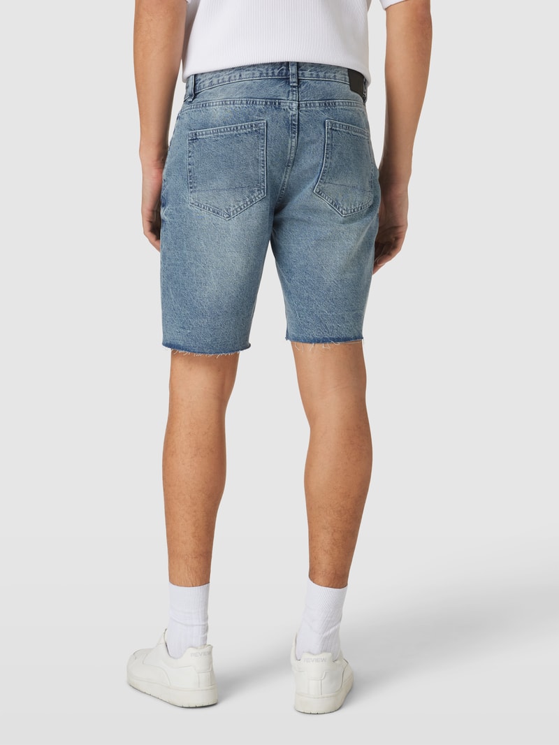 Jeansshorts mit Label-Patch Modell 'Osaka' in jeans