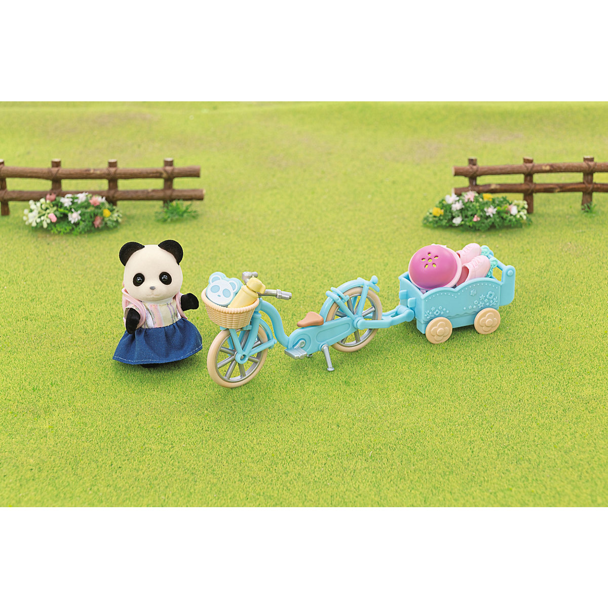 Sylvanian Families Fahrrad und Rollschuhe Spielset mit Figur