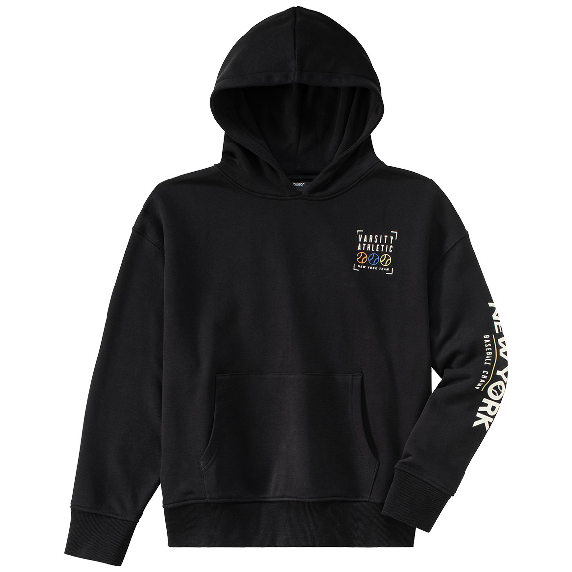 Jungen Hoodie mit gummiertem Print