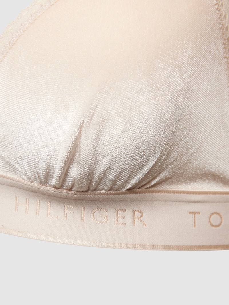 BH mit elastischem Logo-Bund in beige