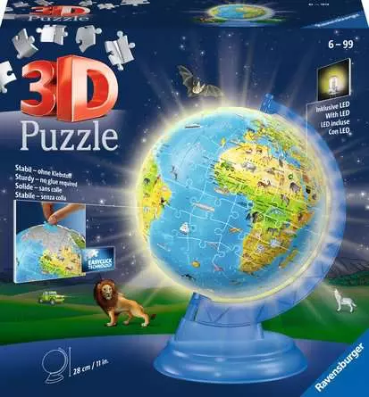 Ravensburger Kinderglobus mit Licht deutsch