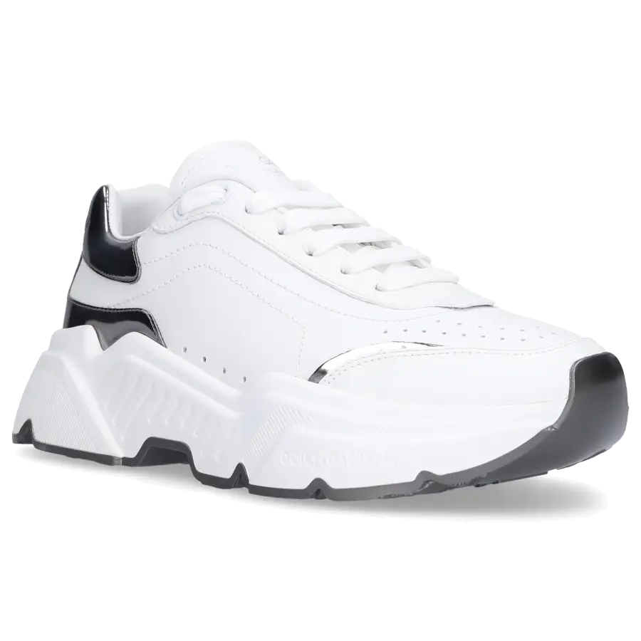 Dolce & Gabbana - Sneaker low DAYMASTER Kalbsleder - grau