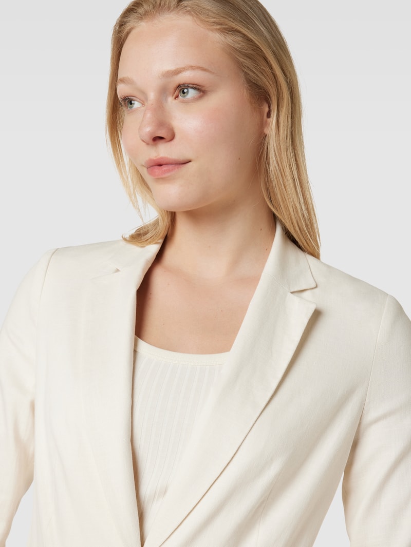 Blazer mit Reverskragen in ecru
