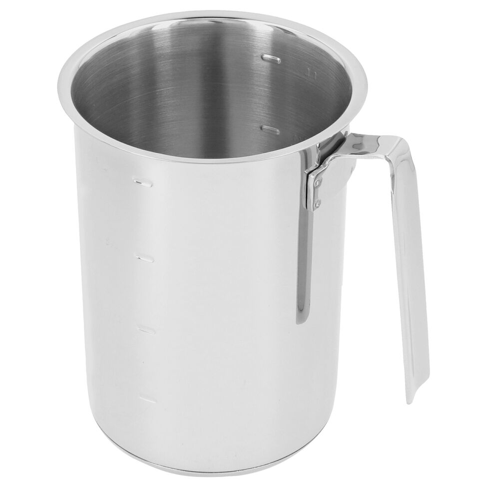 Stieltopf 10 cm, 18/10 Edelstahl, Silber