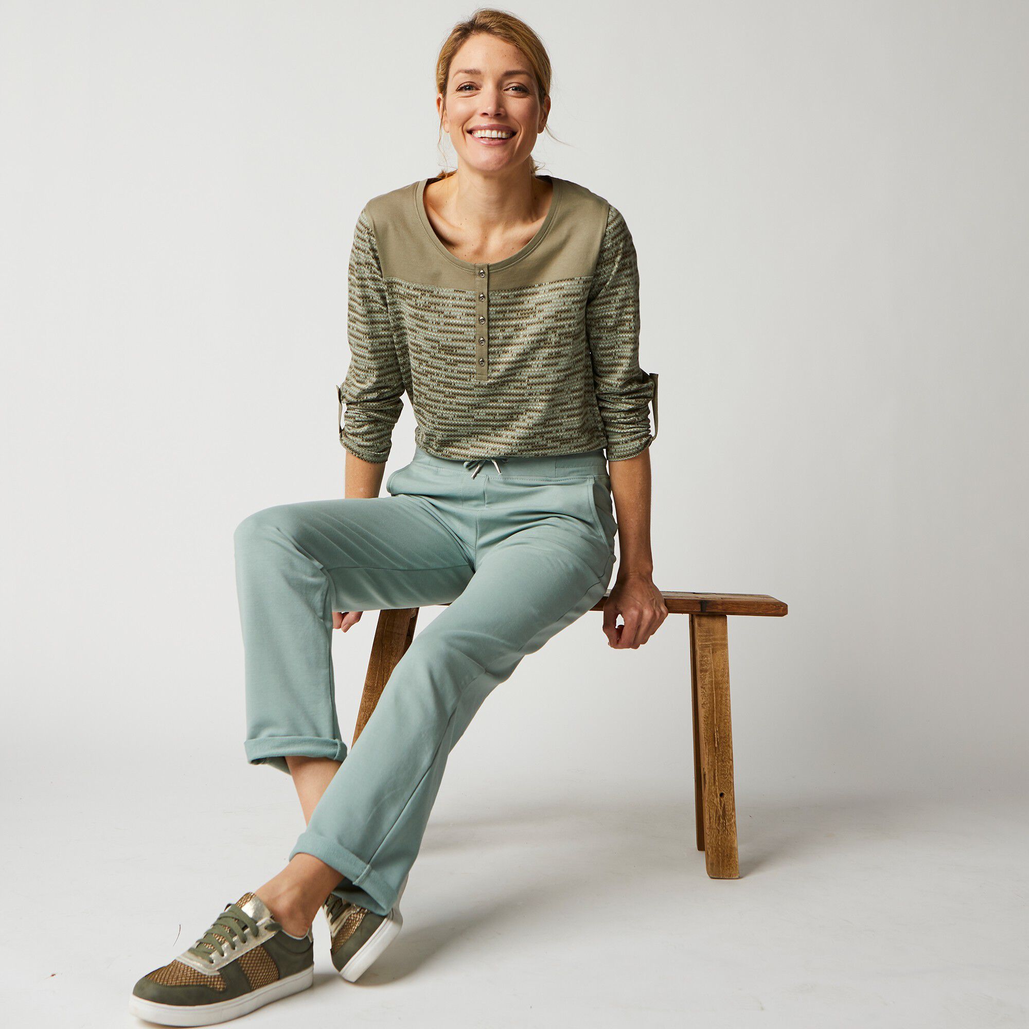 Pantalon jogpant ceinture élastiquée molleton