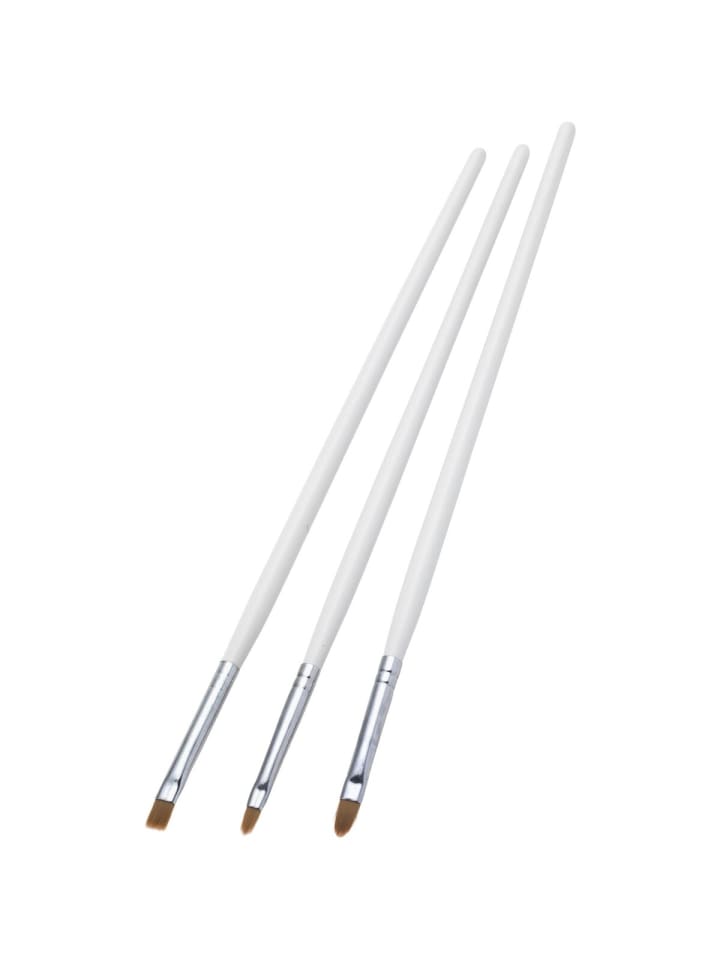 COFI 1453 Smiffys Make Up FX Essentials Pinsel-Set – 3-teilig für präzise in Weiß günstig kaufen onesize
