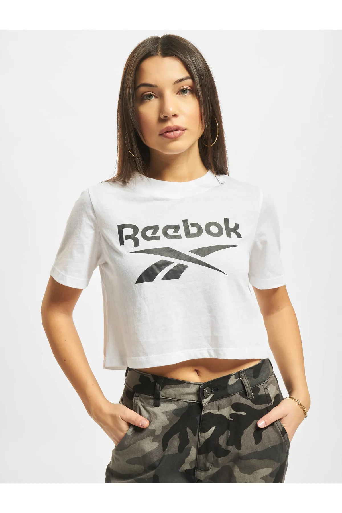 Reebok  Damen Reebok Identity Crop T-Shirt