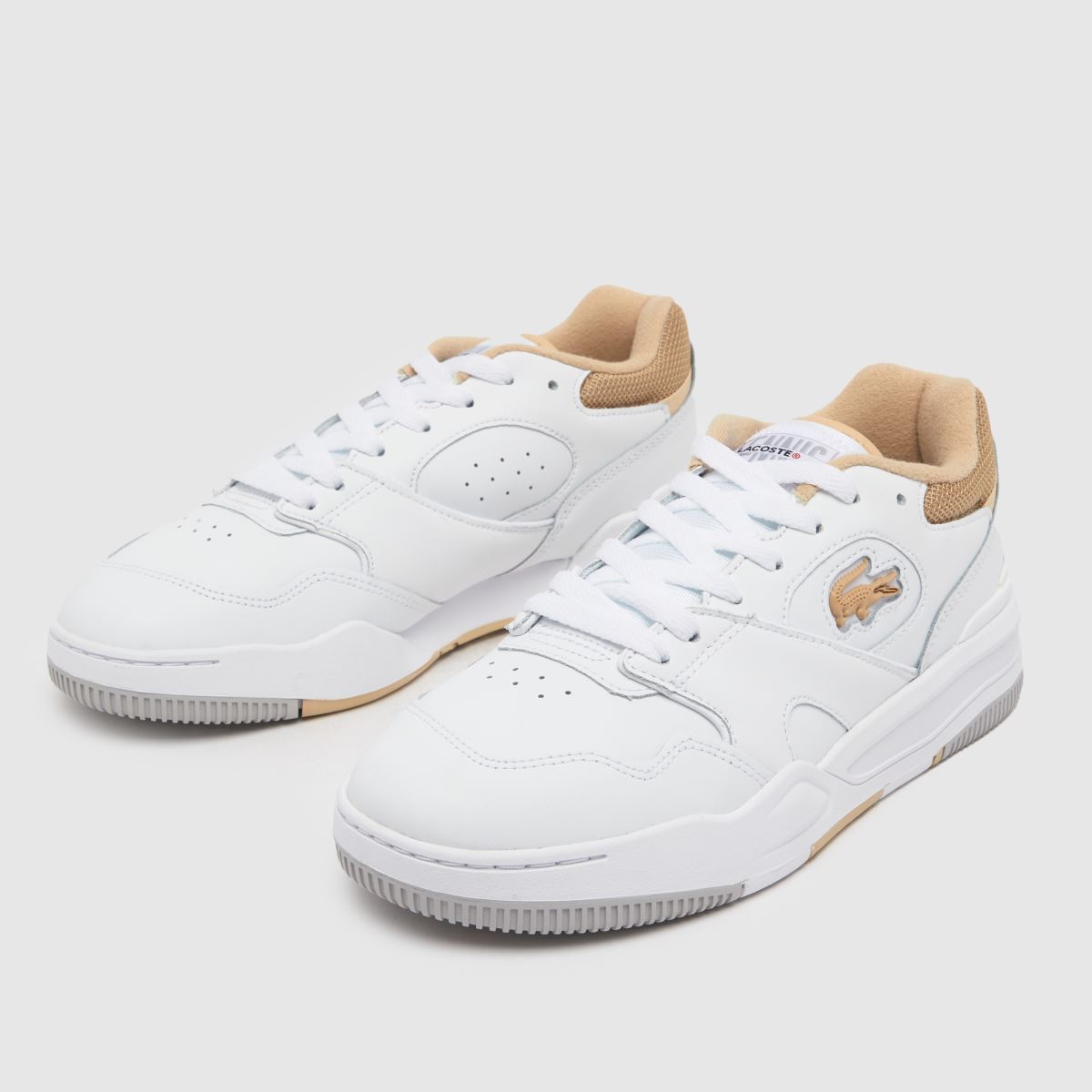 Lacoste Lineshot sportcipők fehér és bézs színben