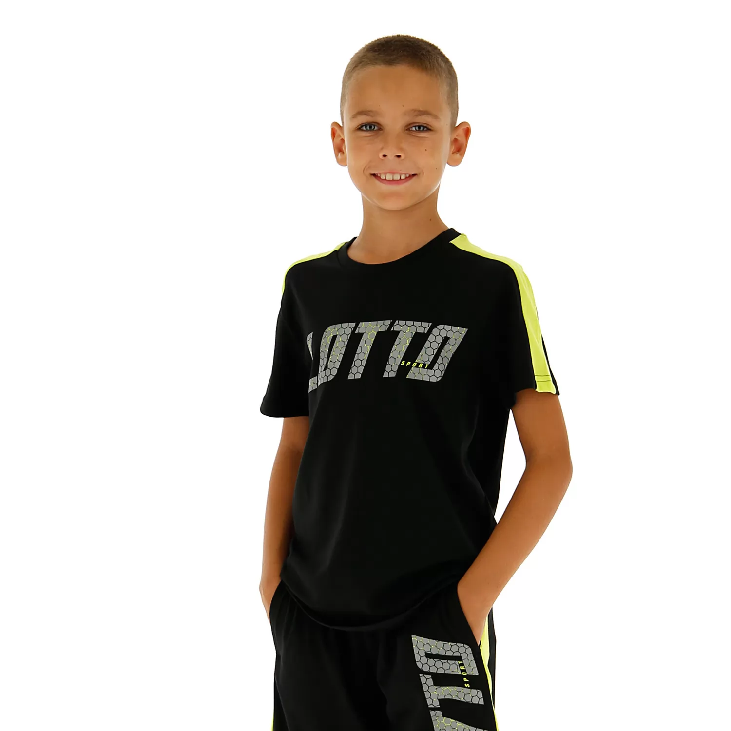 LOGO B III T-SHIRT JS HELT SVART