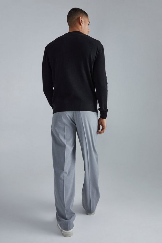 Gerippter Rollkragenpullover
