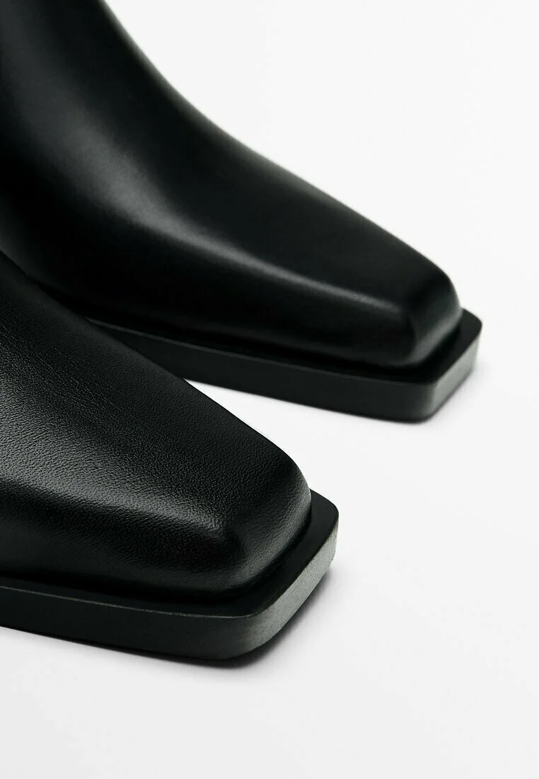Massimo Dutti CON PUNTA CUADRADA - Botines