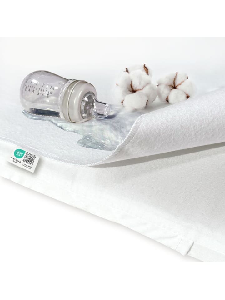 Makian Wasserdichte Betteinlage / Matratzenauflage für in weiss günstig kaufen onesize