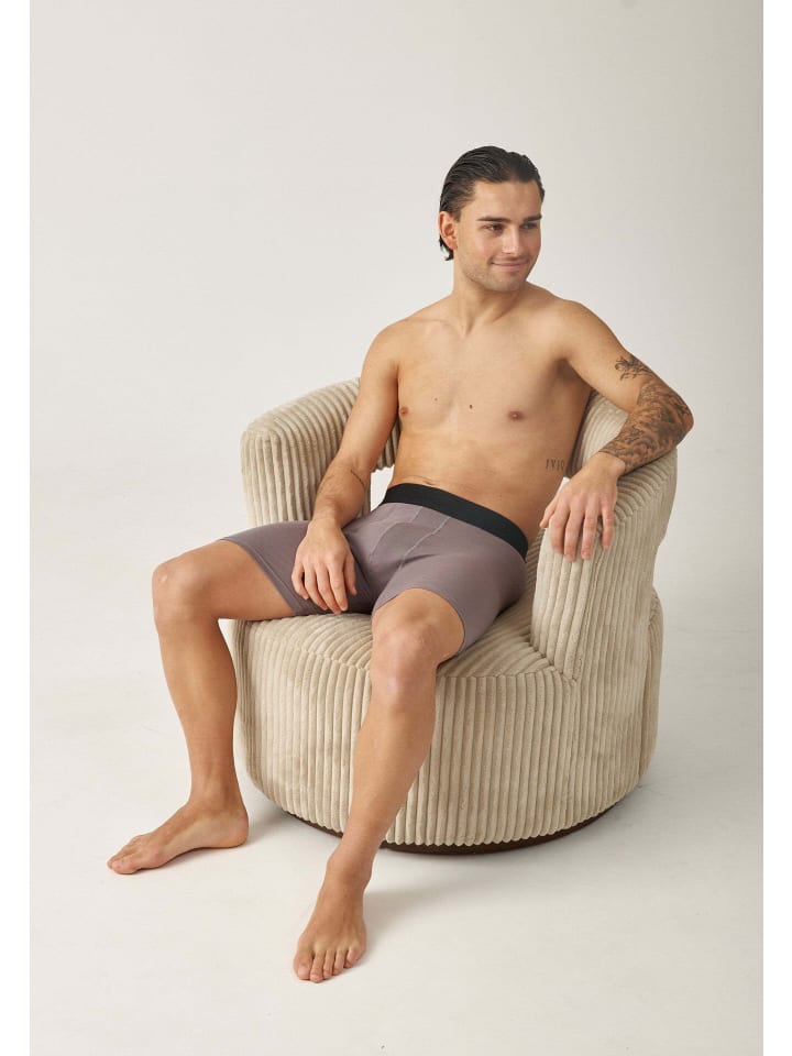 SNOCKS Lange Boxershorts 6 Stück in Mix (Schwarz/Grau/Hellgrau) günstig kaufen