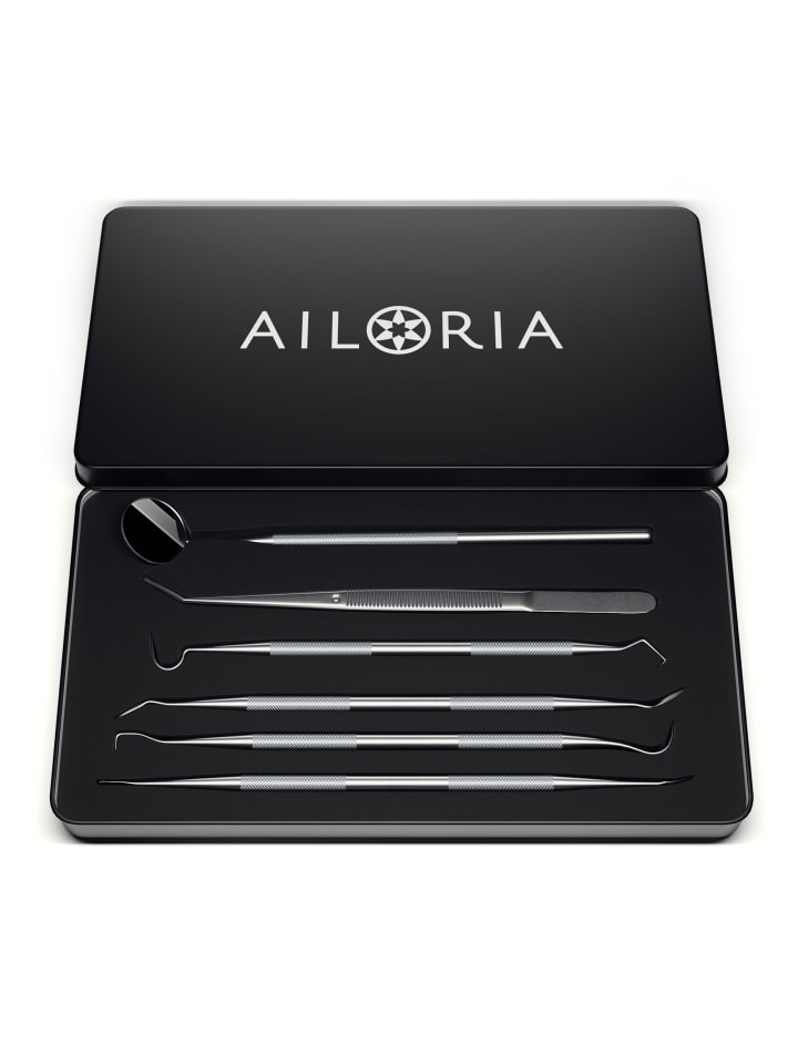 Ailoria DENT DELUXE Zahnpflegeset in silber günstig kaufen onesize
