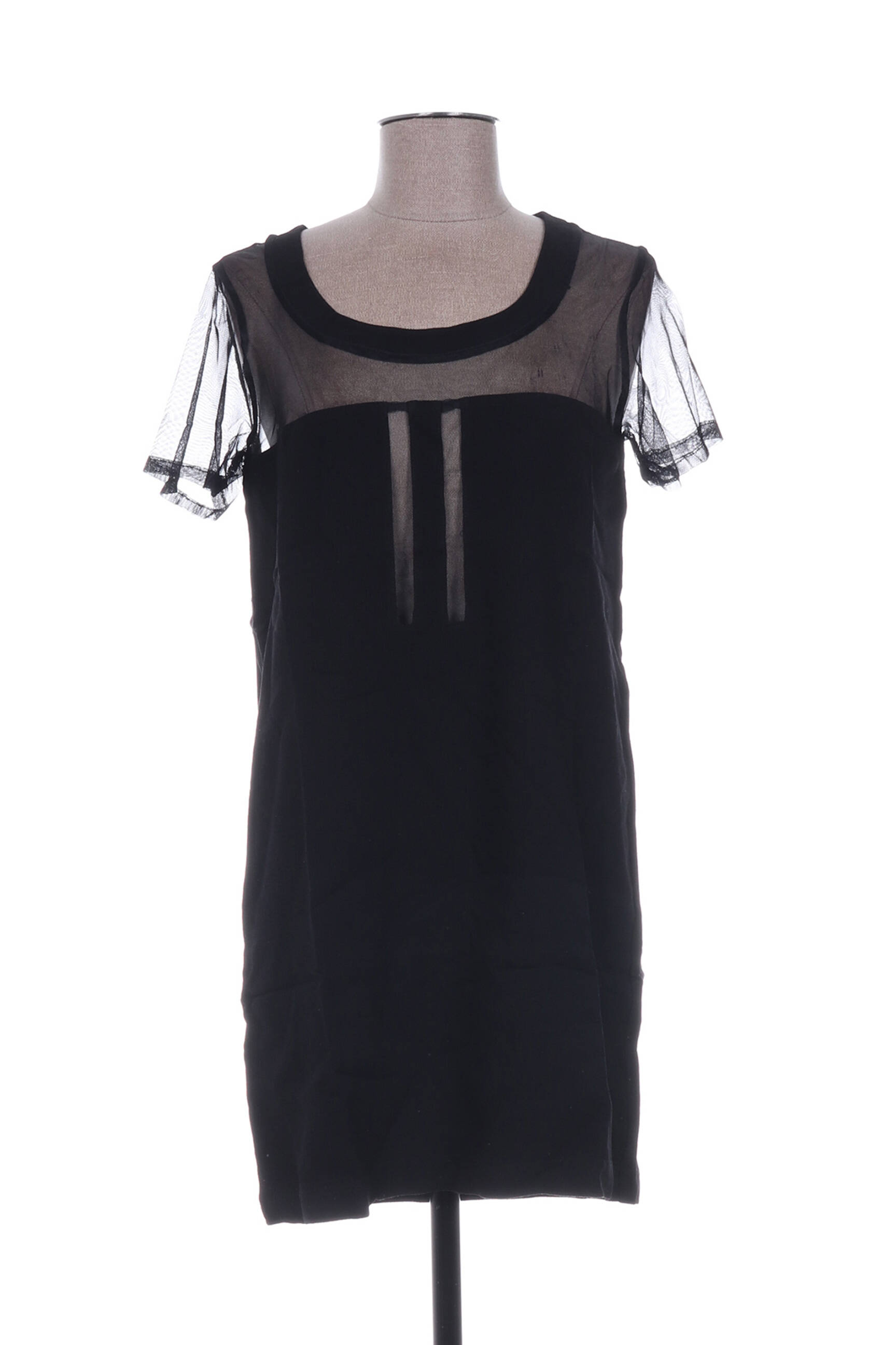 Clo Se Tuniquemanchecourte Femme couleur noir