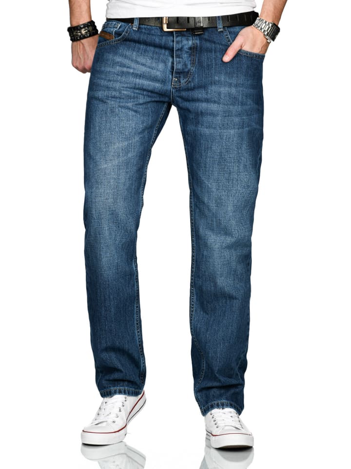 Alessandro Salvarini Jeans Salvarini-Basic-Multi9 in Mittelblau günstig kaufen