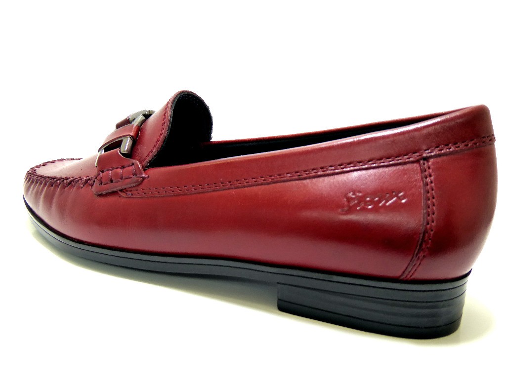 SIOUX Klassische Slipper rot