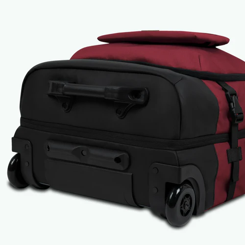 Sibiu medium 2-wheel soft suitcase, burgundy