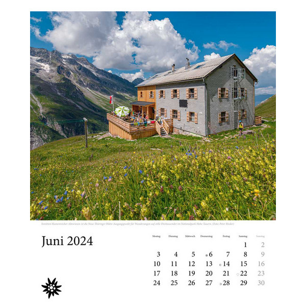 HÜTTEN UNSERER ALPEN 2024 - Kalender