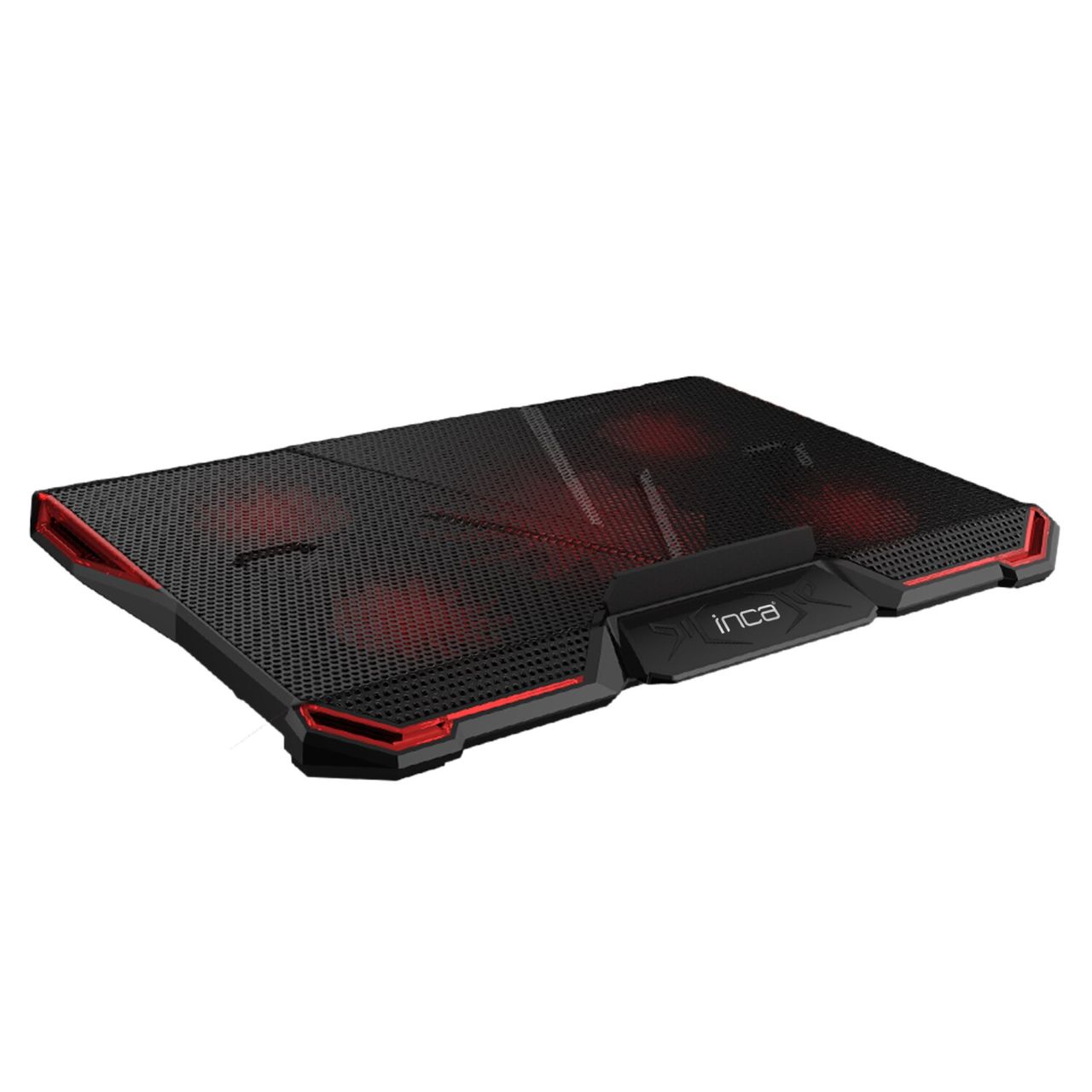 Inca INC-611GMS Laptopkühler Notebookkühler geeignet für 14-17-Zoll-Laptops 1x125mm, 4x80mm Lüfter