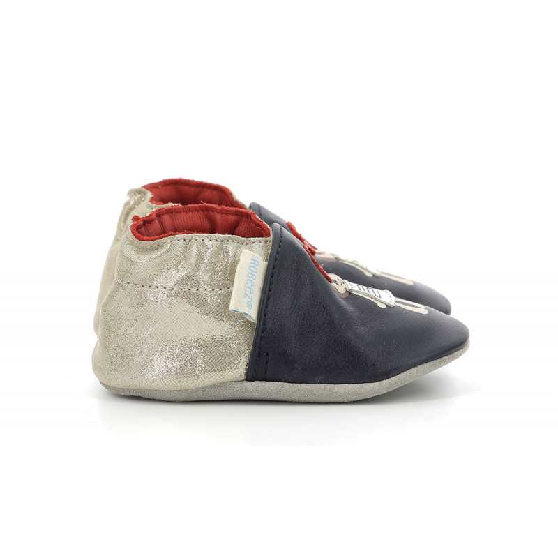 Chaussons cuir Pirate Heart