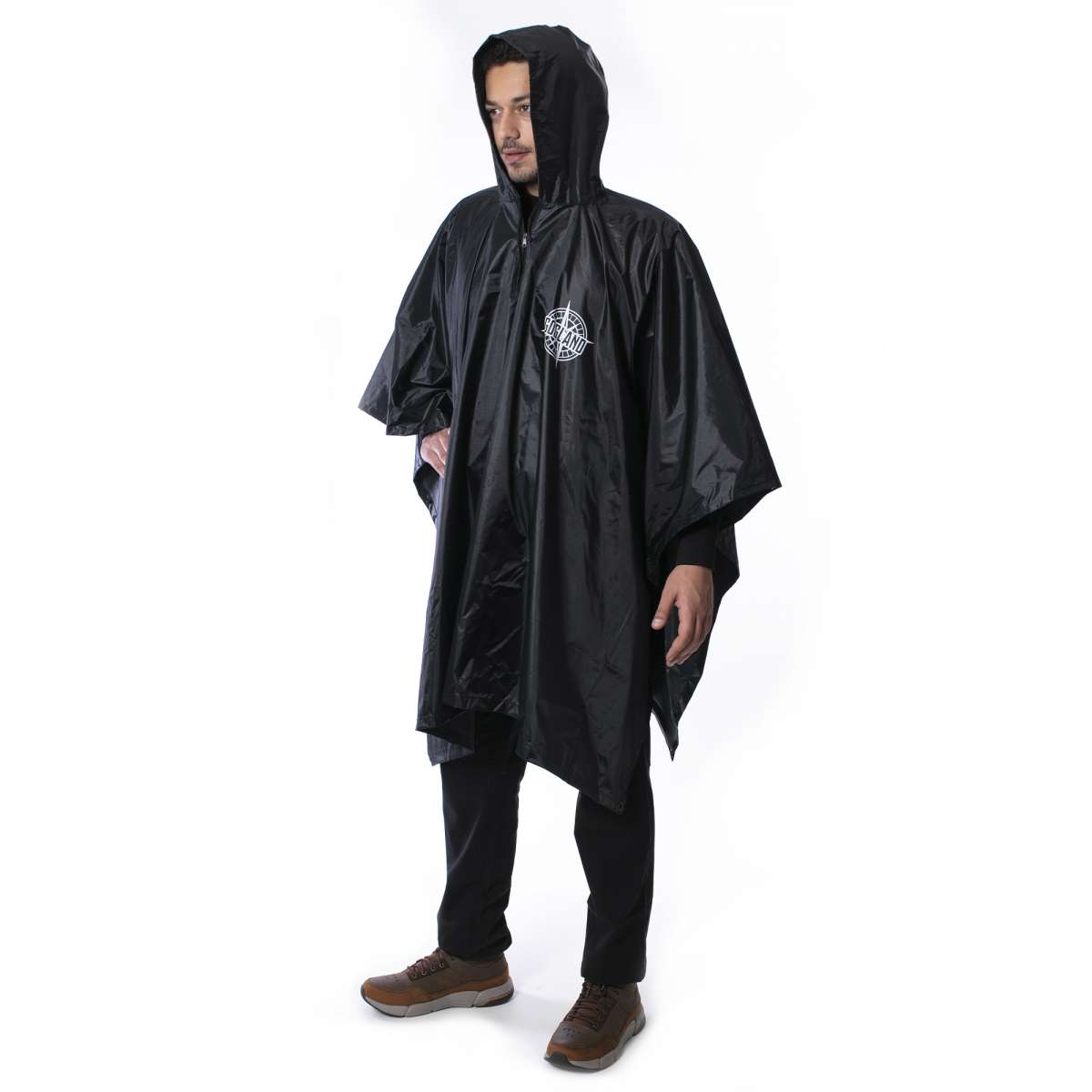 GOGLAND® Monsun Regenponcho schwarz