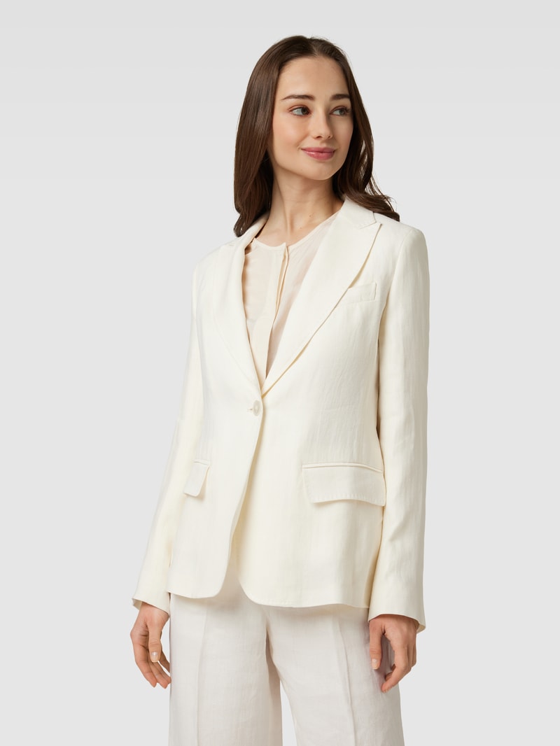 Blazer mit Reverskragen Modell 'NALUT' in weiß