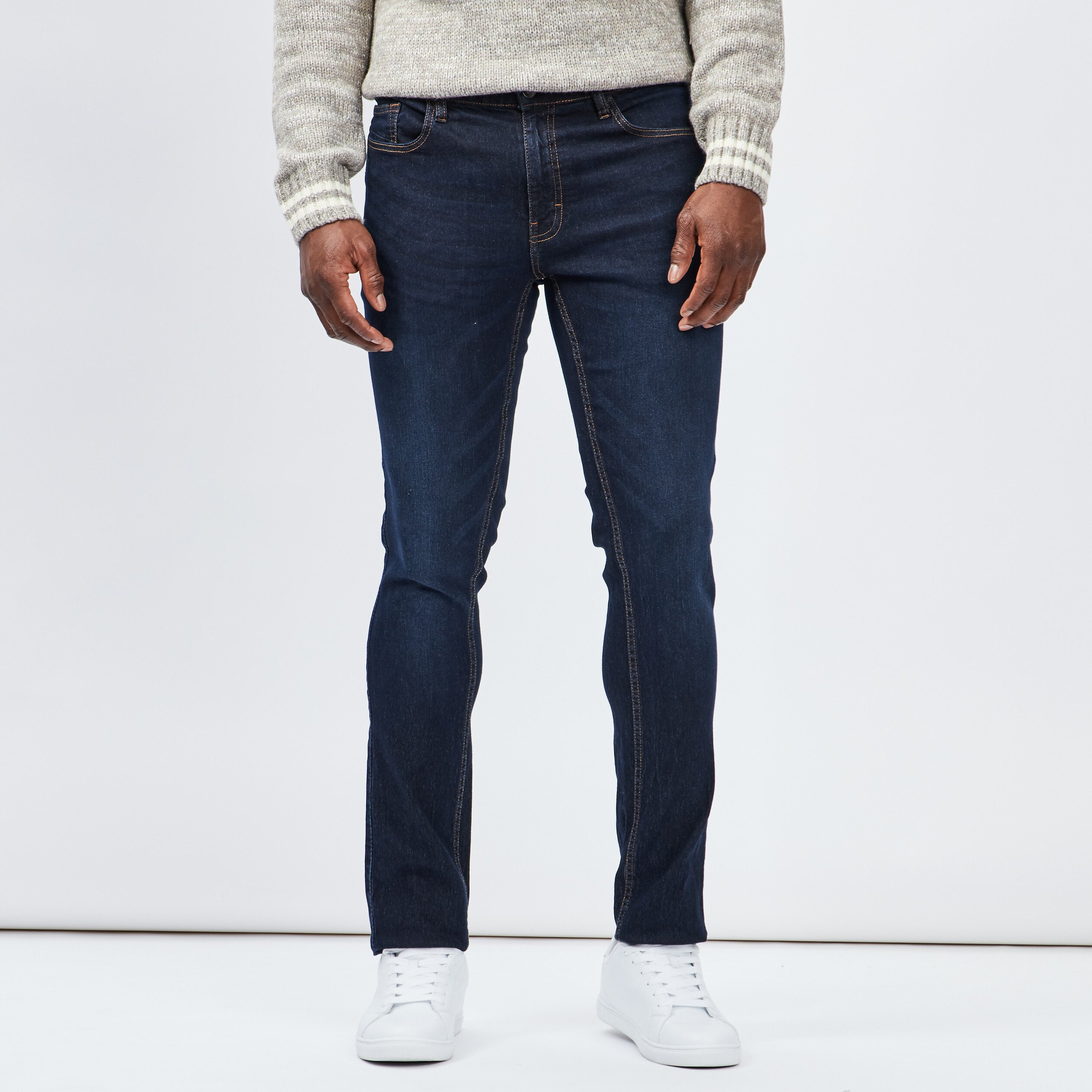 Jeans coupe skinny denim brut homme | La Halle