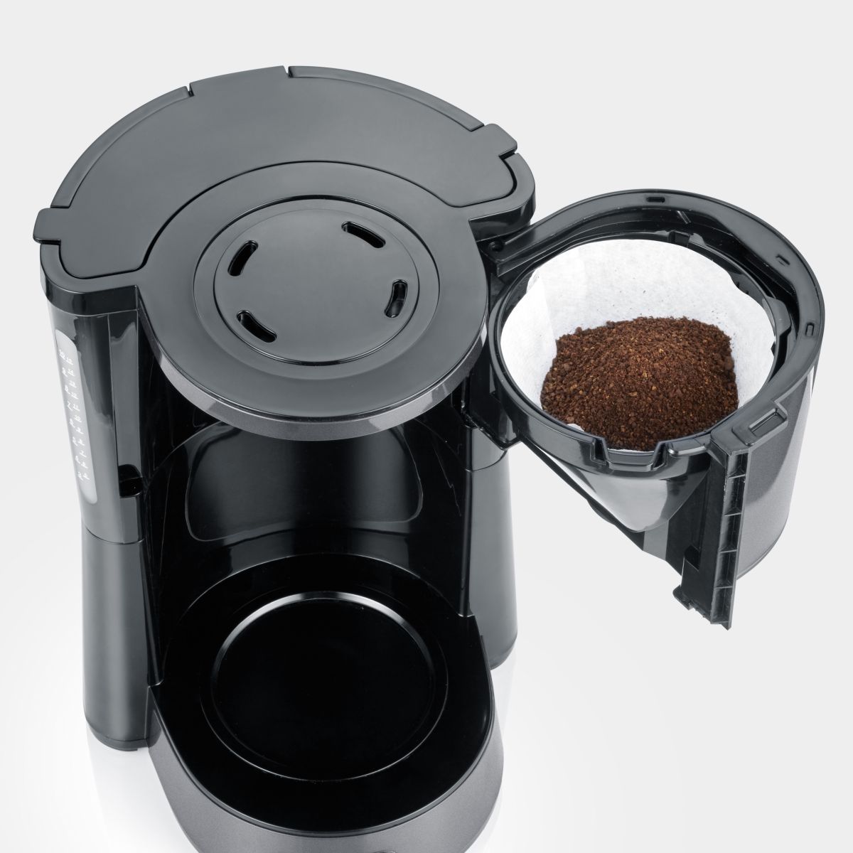 Severin Filterkaffemaschine Stone Grey für 10 Tassen