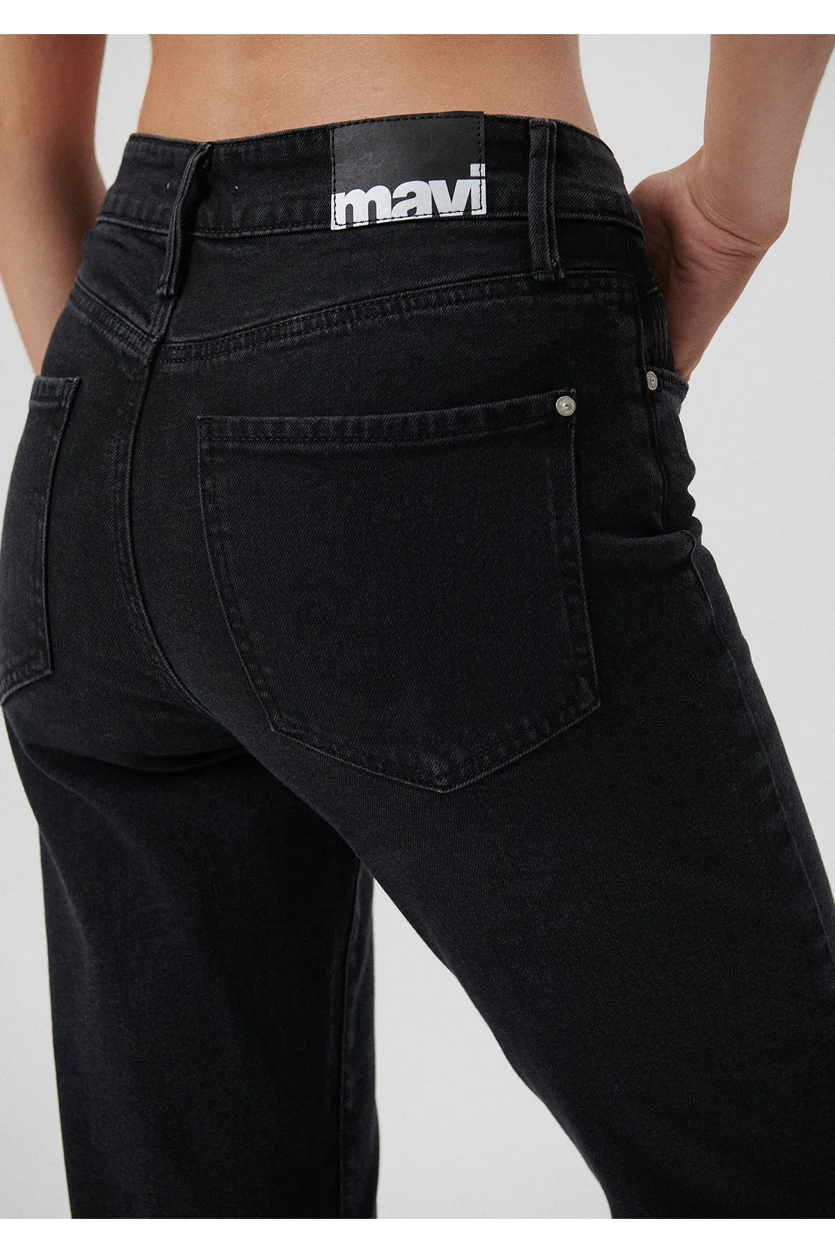 Mavi  Cindy 90er Graue Jeanshose -100277-30104