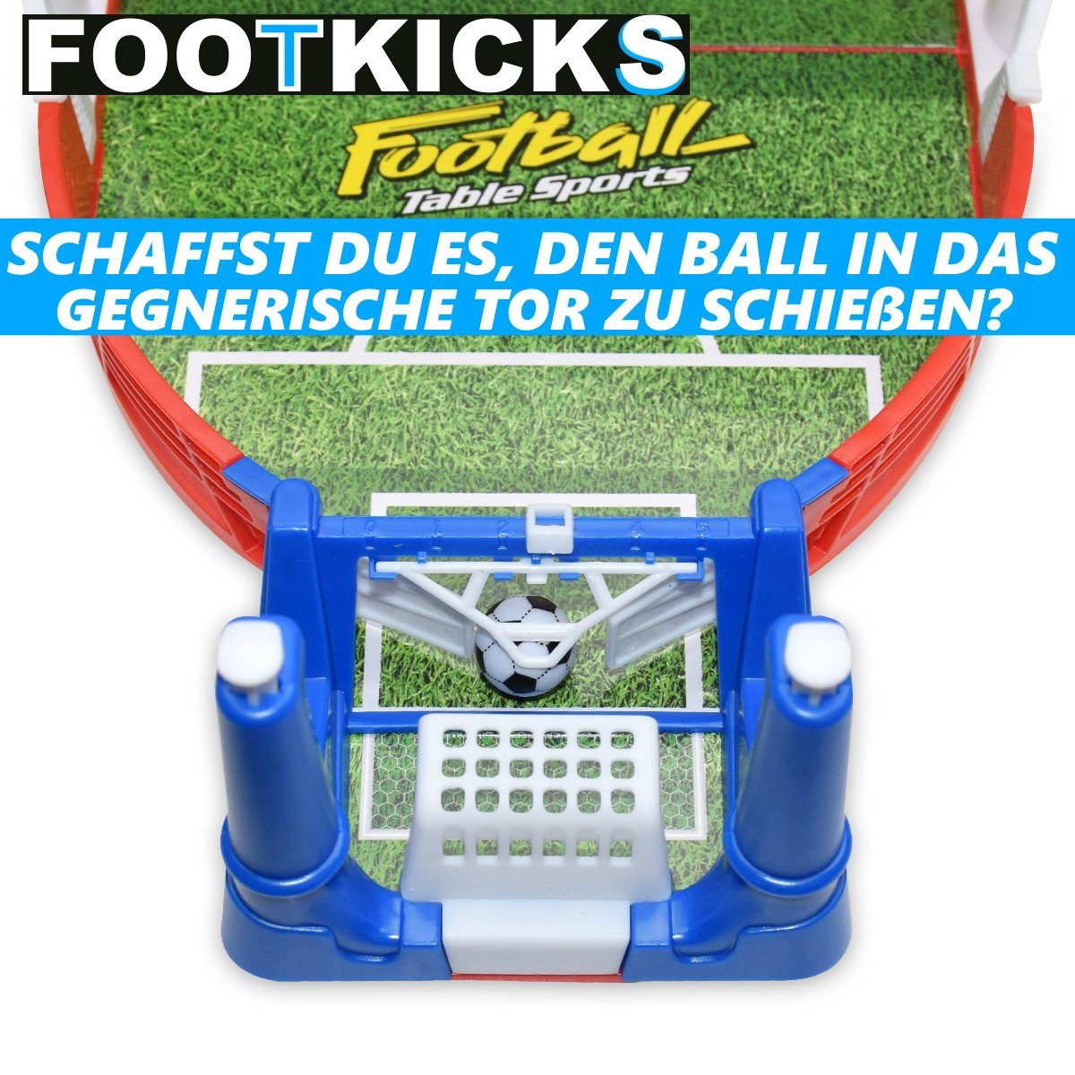 MAVURA Mini-Tischkicker FOOTKICKS Mini Fußball Tischkicker Duell Kicker Tisch Flipper, Tischfußball Fußballtisch klein
