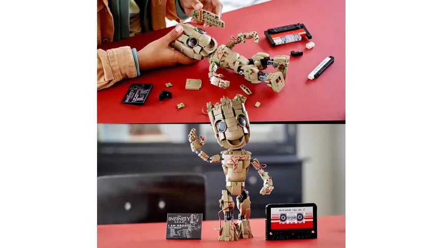 LEGO Marvel 76217 Ich bin Groot, Baby Groot-Figur