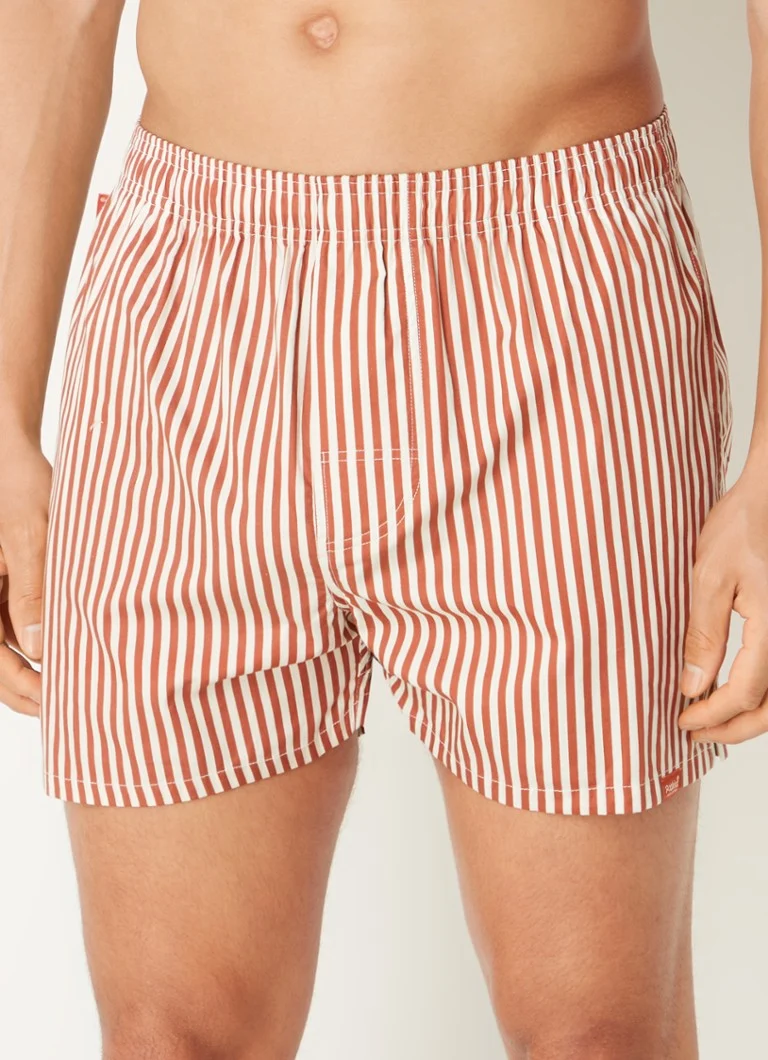 Boxer cu dungi din bumbac organic Pockies